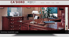 Desktop Screenshot of cadoro-osijek.com